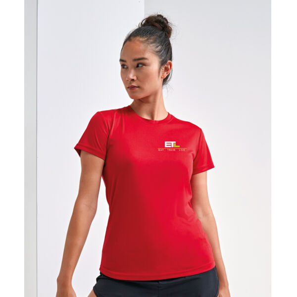 EatTrainLive  - Women's performance t-shirt Thumbnail